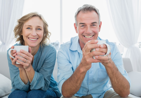 couple having coffee